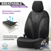 Thumbnail for Nissan Navara Seat Covers Iron Design