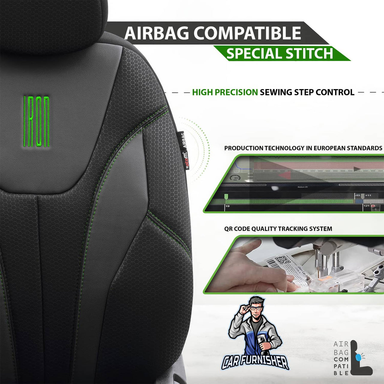 Nissan Navara Seat Covers Iron Design
