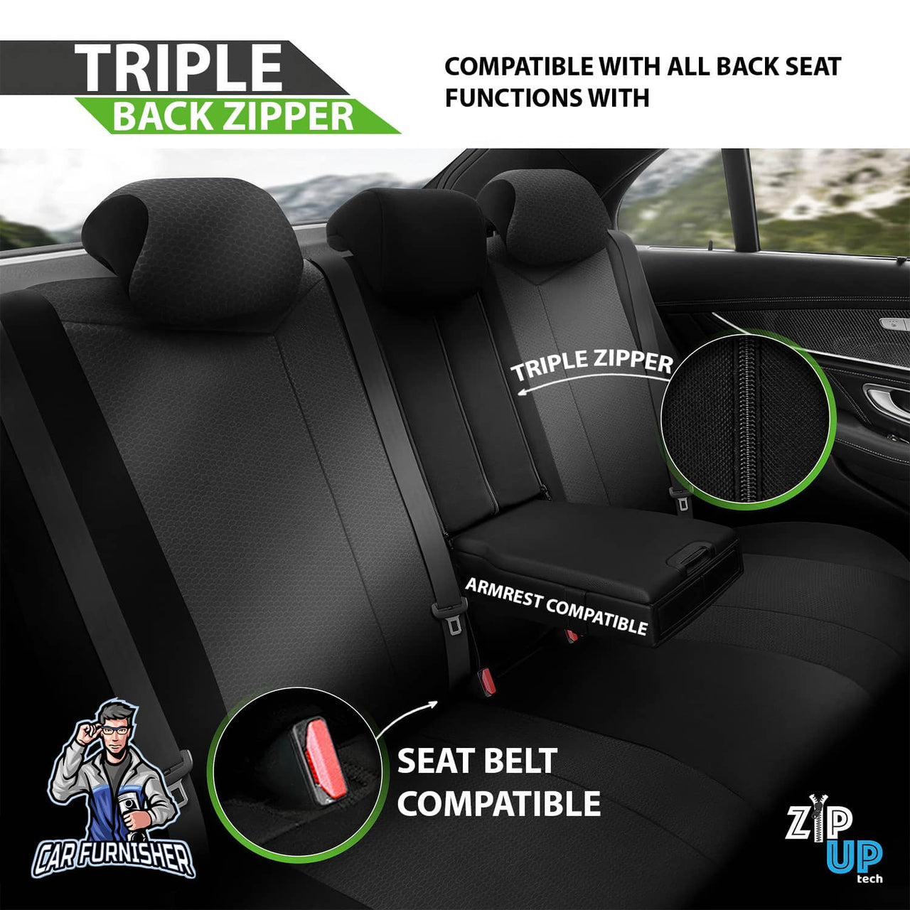 Hyundai Maxcruz Seat Covers Iron Design