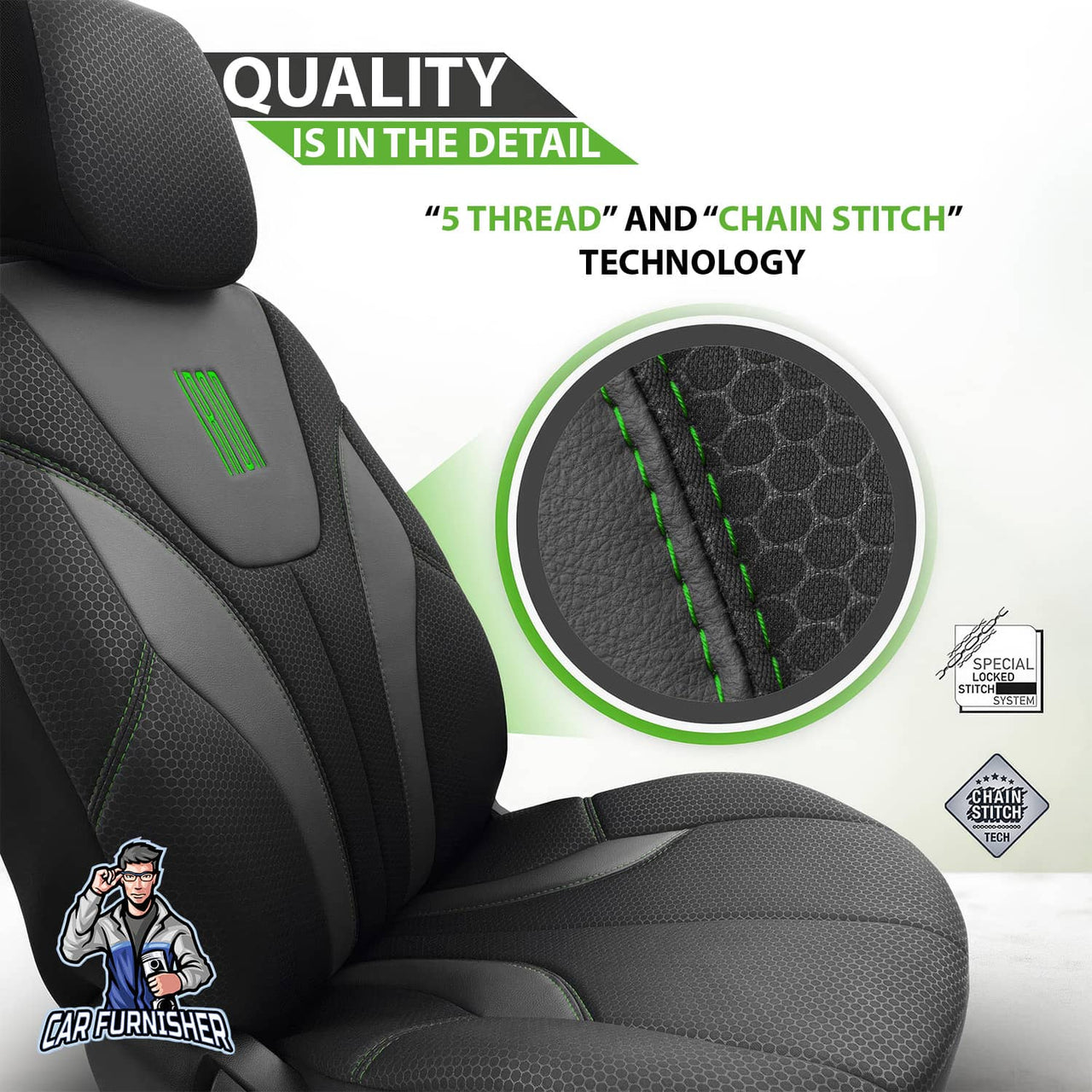 Hyundai Matrix Seat Covers Iron Design