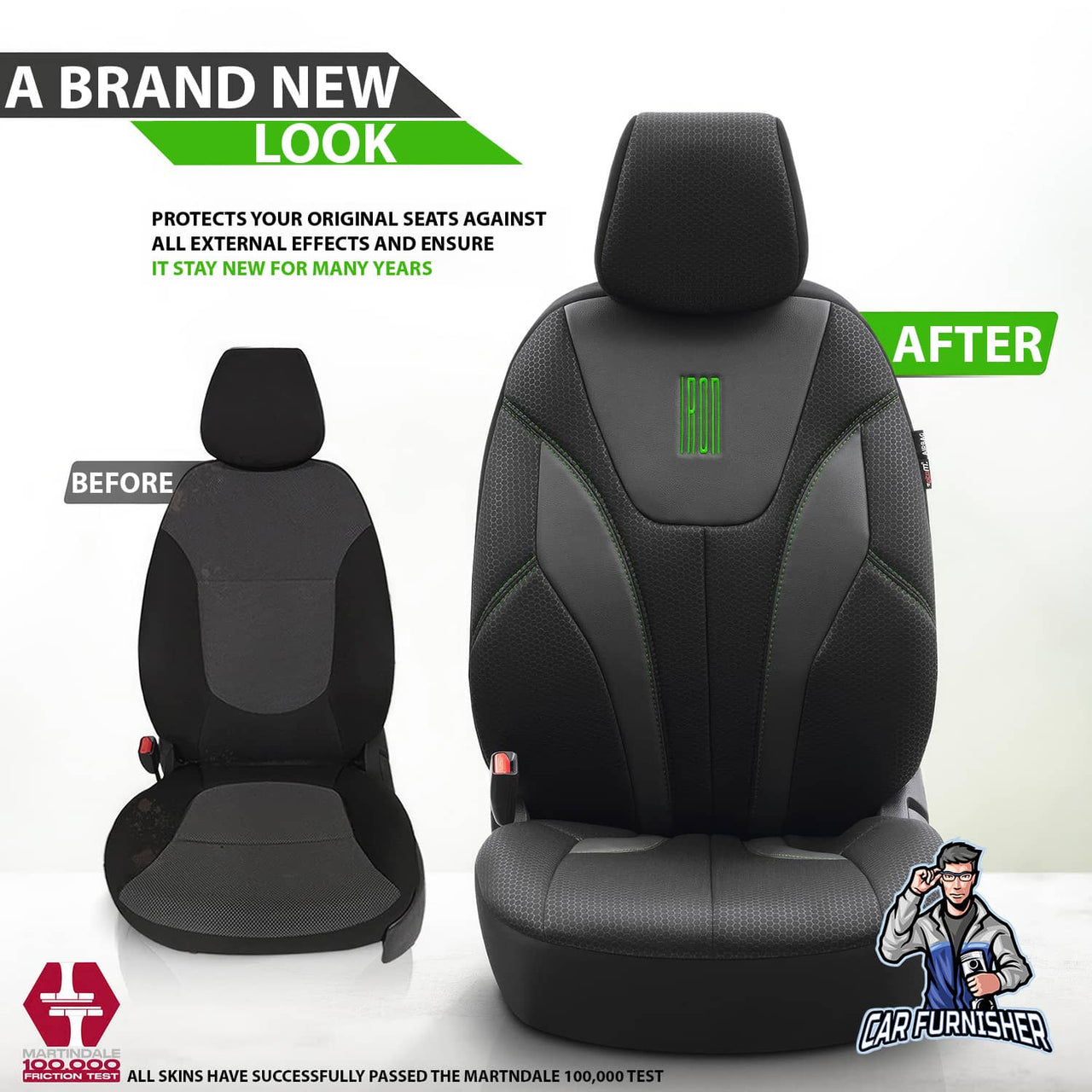 Hyundai Marcia Seat Covers Iron Design