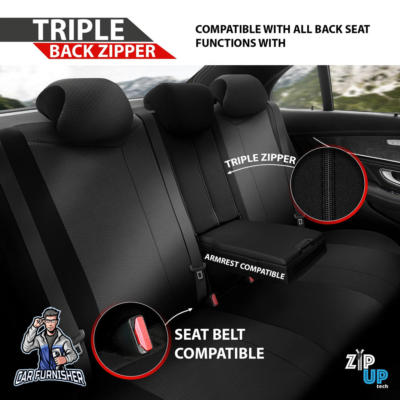 Hyundai Azera Seat Covers Iron Design