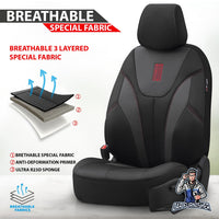 Thumbnail for Nissan Navara Seat Covers Iron Design