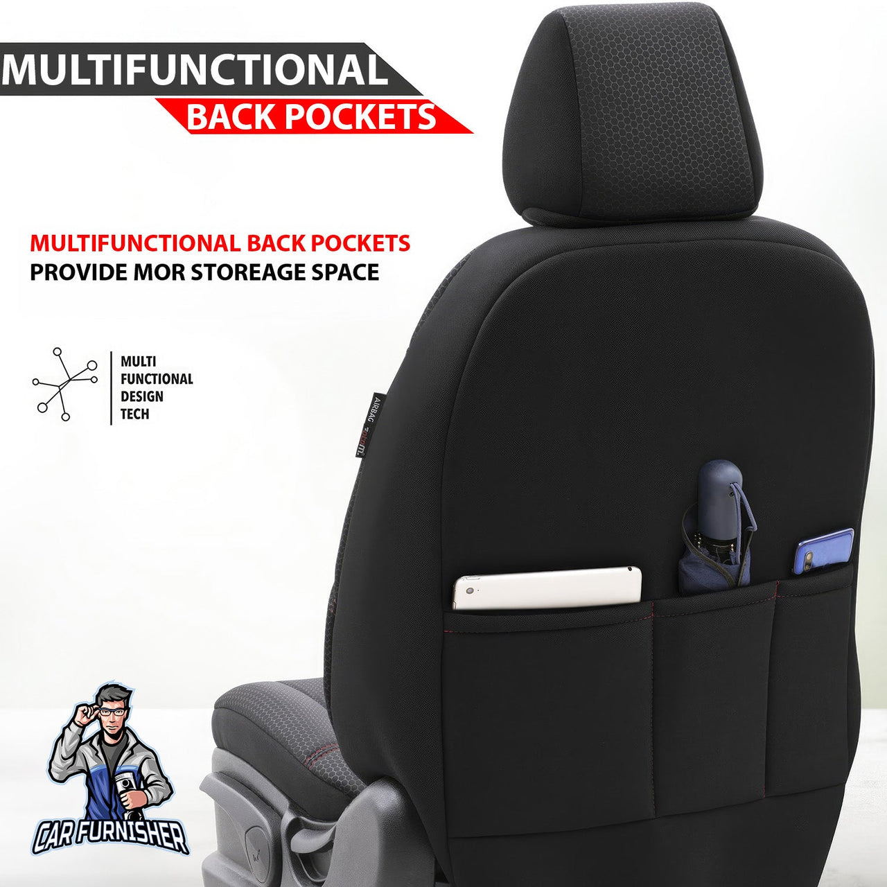 Audi Q2 Seat Covers Iron Design