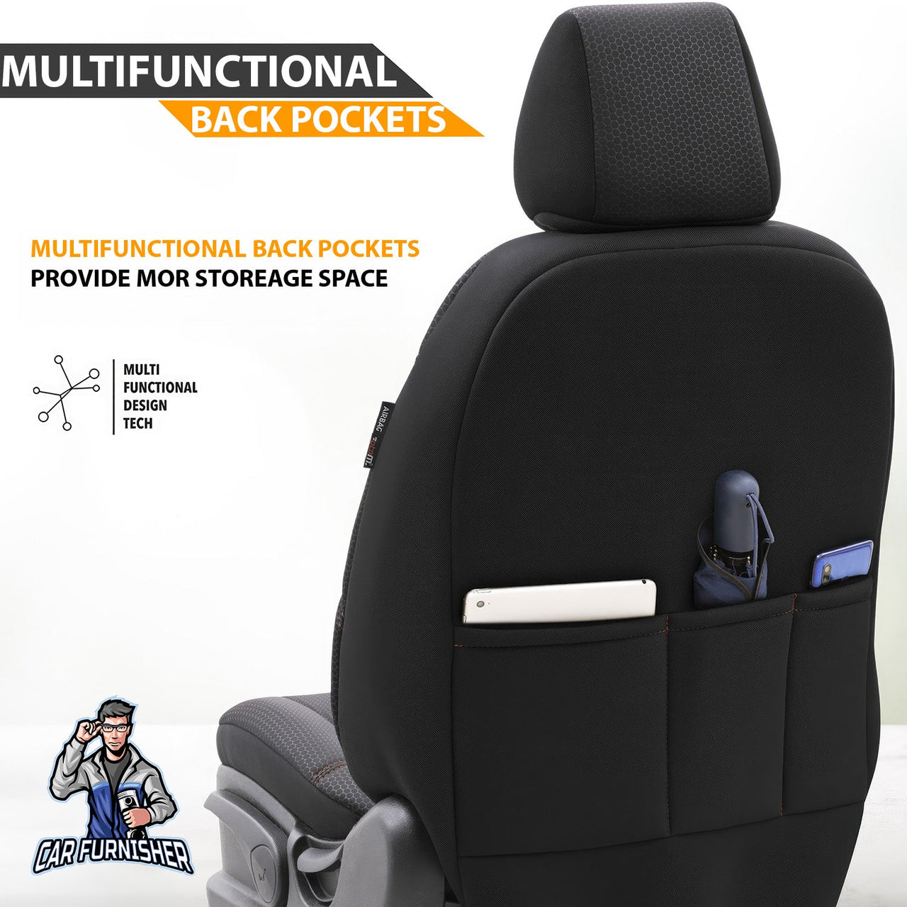 Hyundai Bayon Seat Covers Iron Design