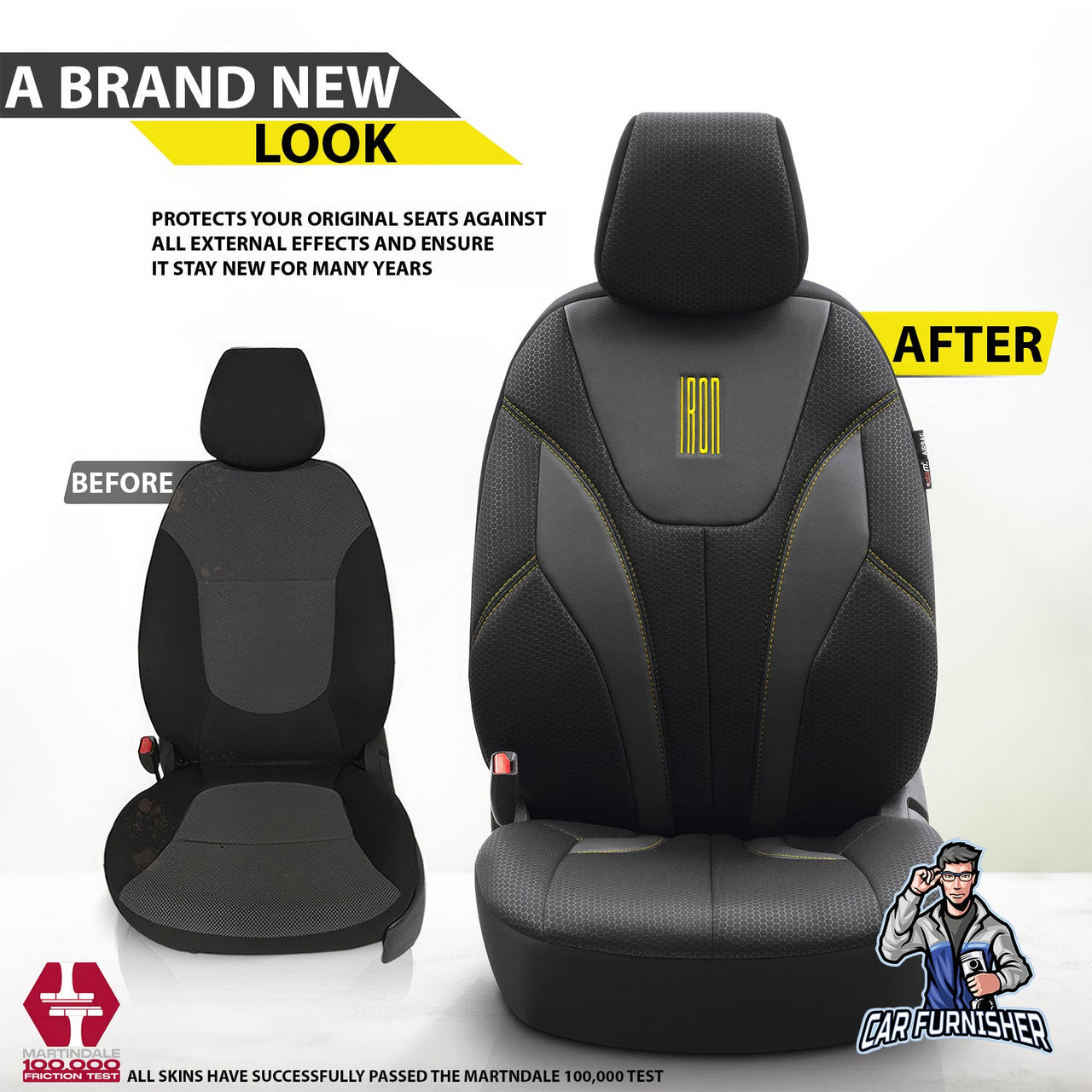 Nissan Navara Seat Covers Iron Design