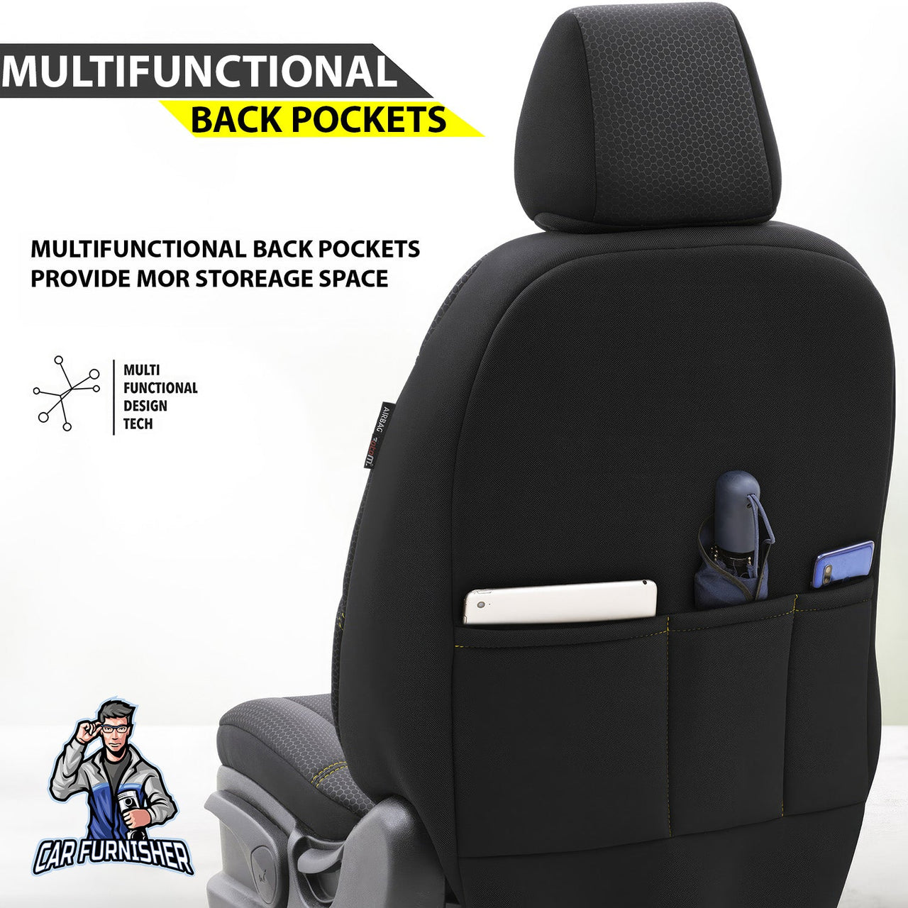 Citroen C4 Seat Covers Iron Design