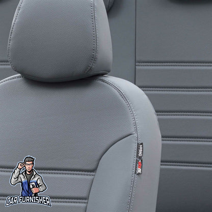 Isuzu D-Max Seat Covers Istanbul Leather Design Smoked Leather