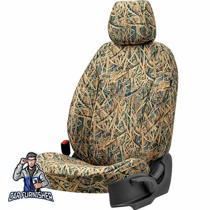 Isuzu N-Wide Seat Covers Camouflage Waterproof Design Mojave Camo Waterproof Fabric