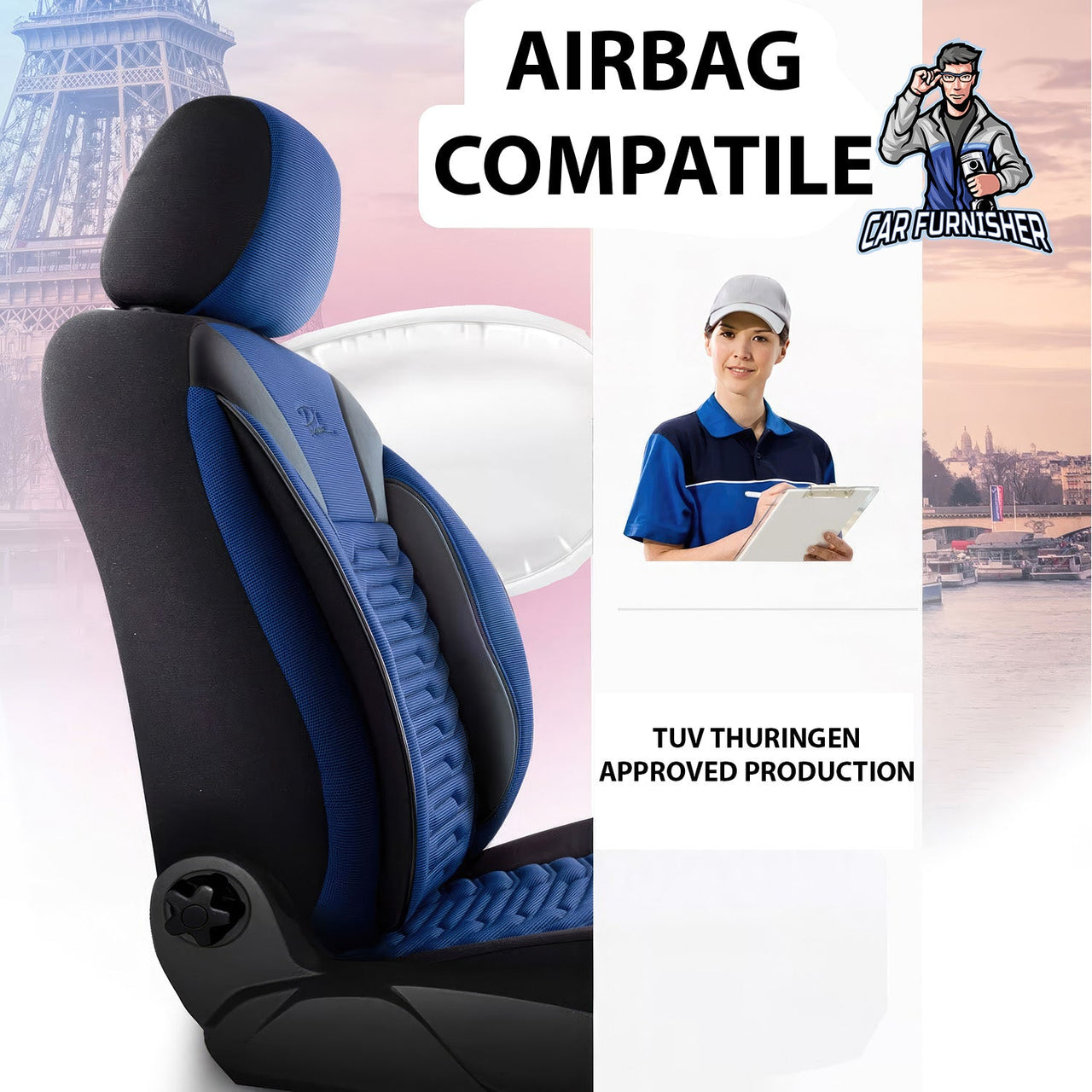 Hyundai Accent Seat Covers Paris Design