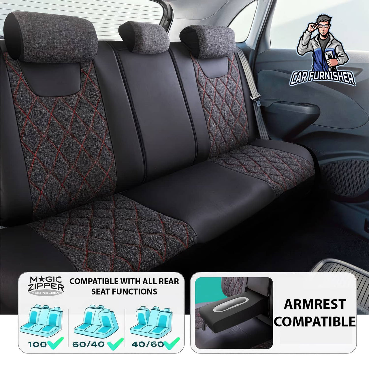 Nissan Navara Seat Covers Marmaris Design