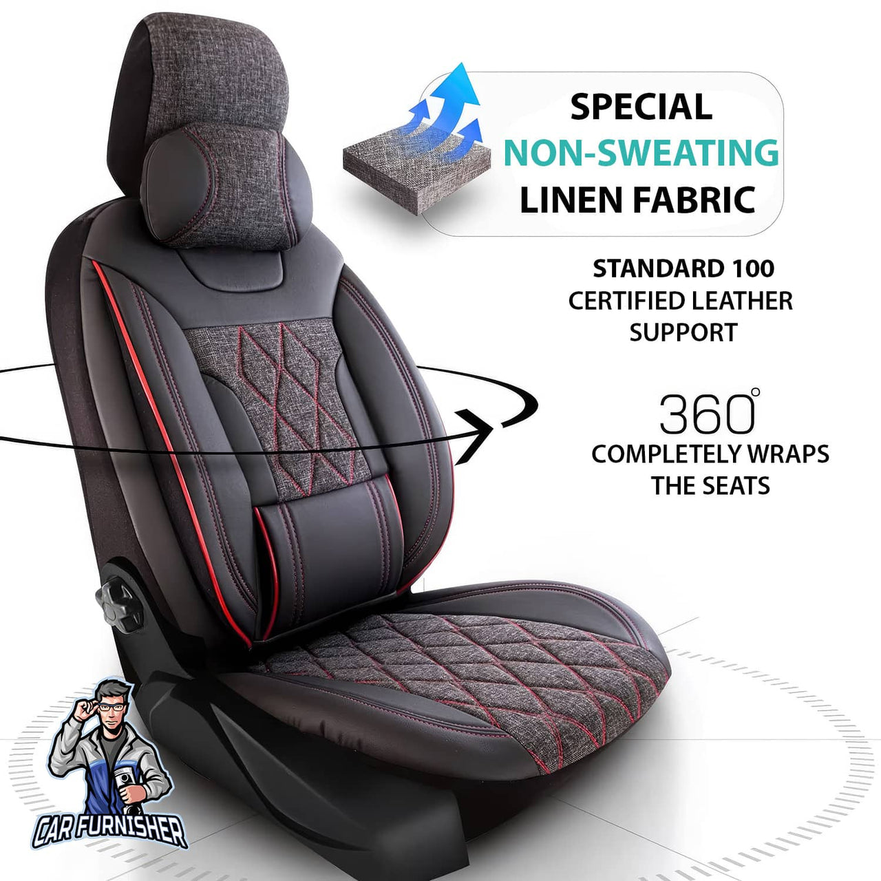 Nissan Navara Seat Covers Marmaris Design