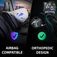 Thumbnail for Car Seat Cover Set - Marseille Design