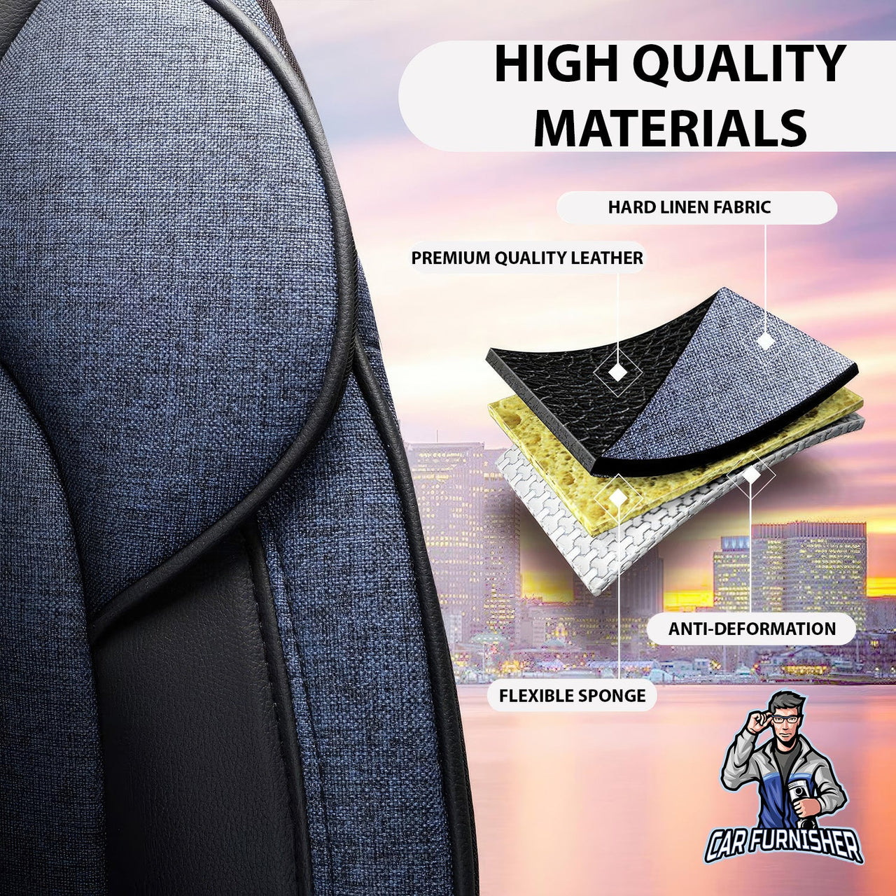 Nissan Navara Seat Covers Marseille Design