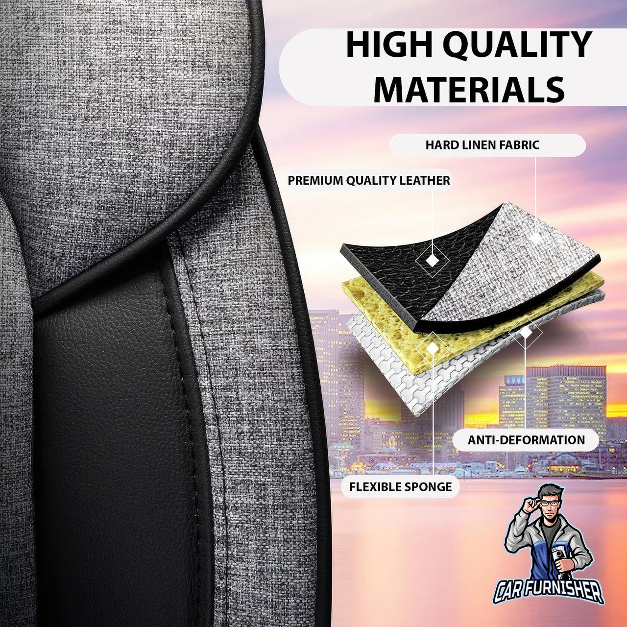 Nissan Navara Seat Covers Marseille Design
