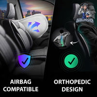 Thumbnail for Car Seat Cover Set - Marseille Design