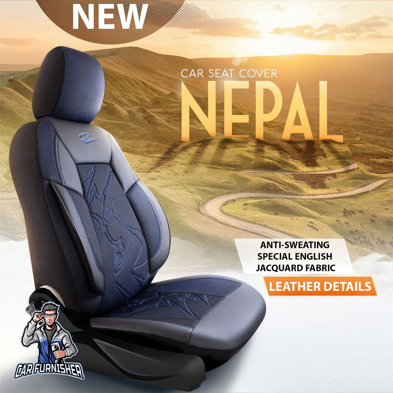 Volvo C40 Seat Covers Nepal Design