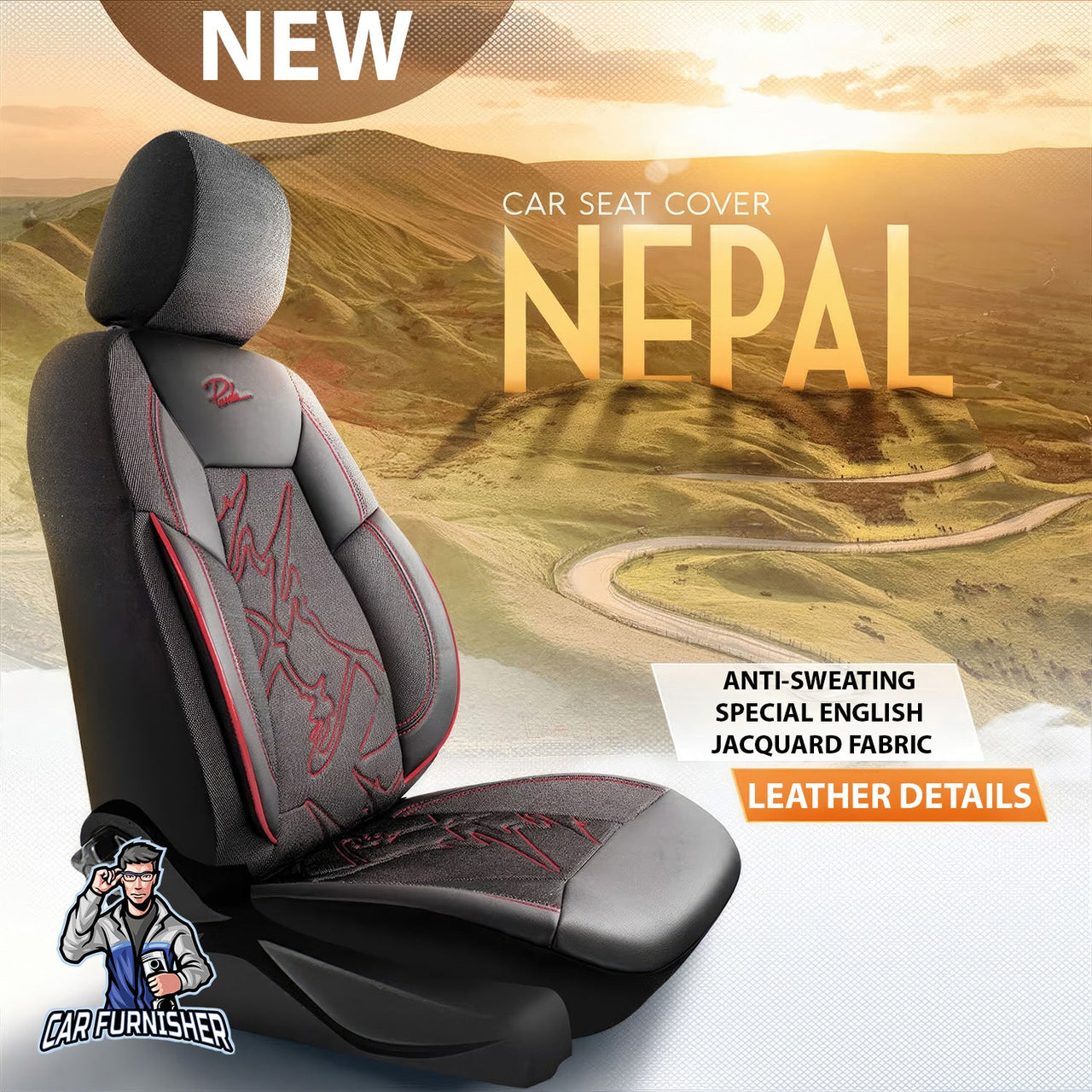 Volvo C40 Seat Covers Nepal Design