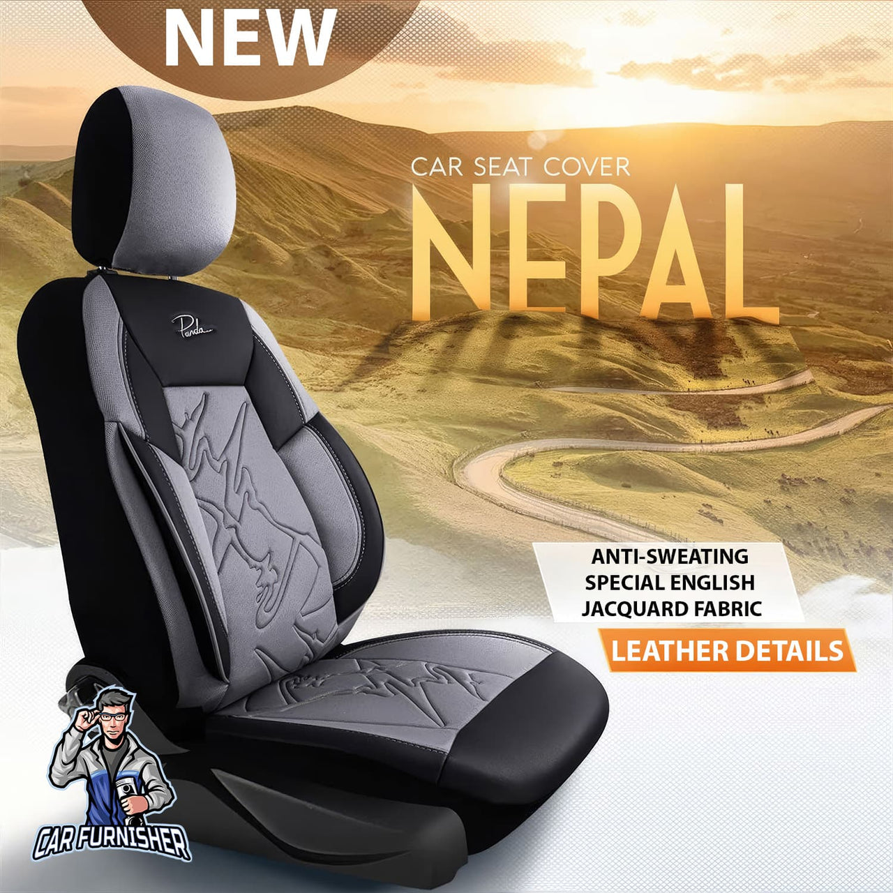 Volvo C40 Seat Covers Nepal Design