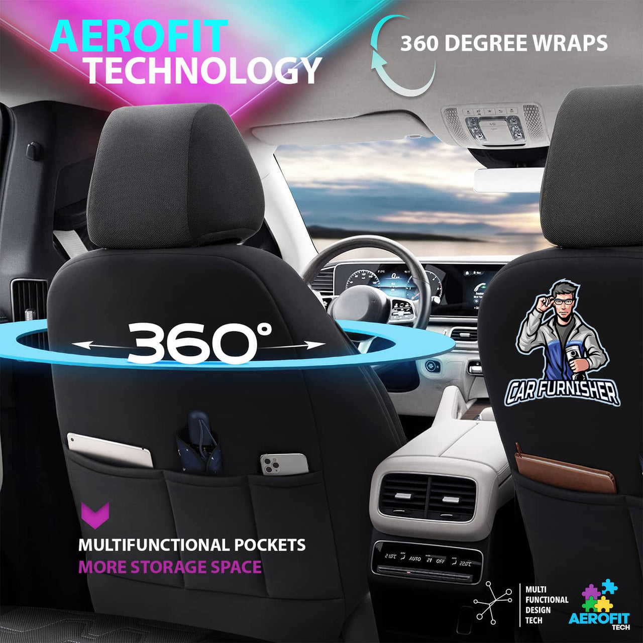 Nissan Navara Seat Covers Hexa Design