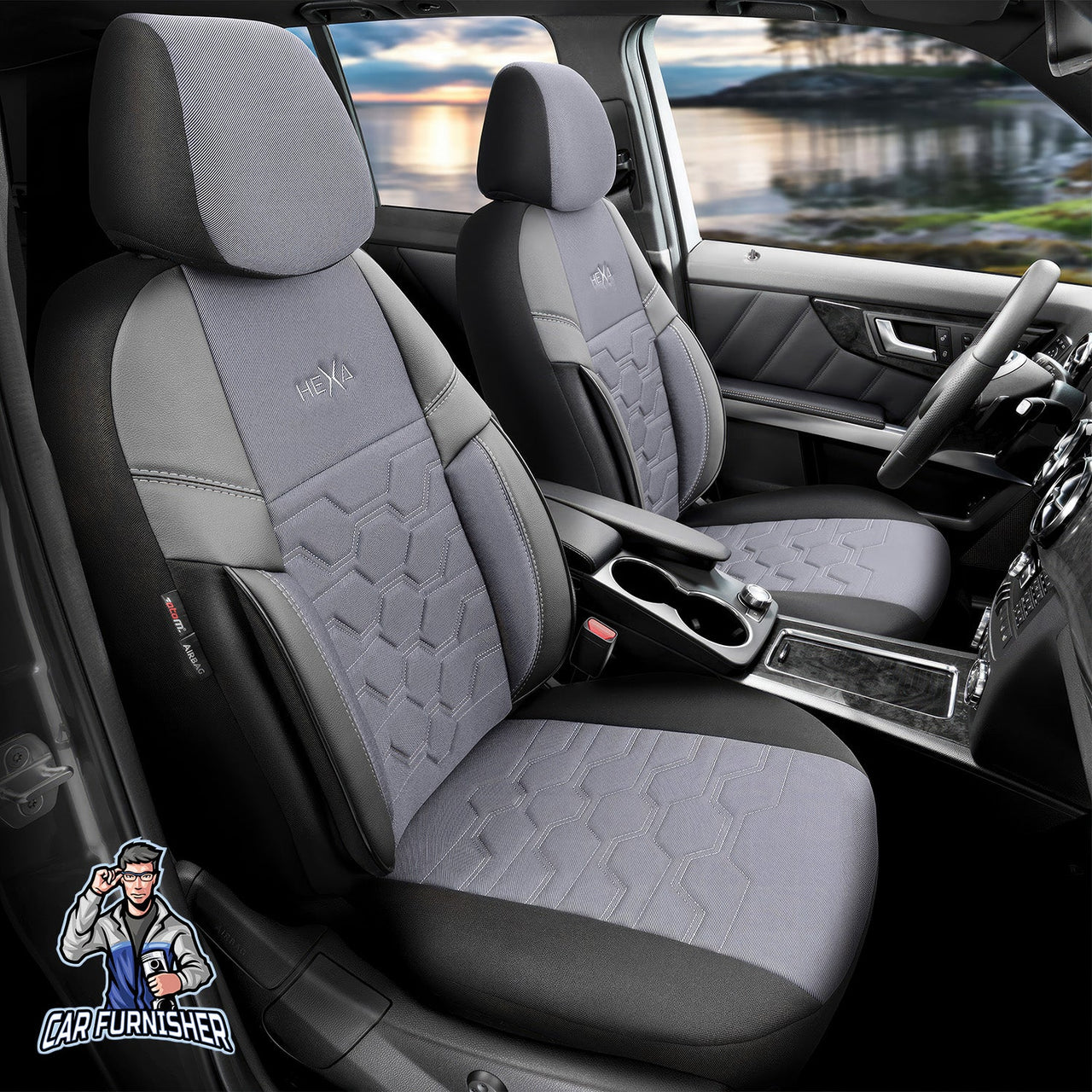 Nissan Navara Seat Covers Hexa Design