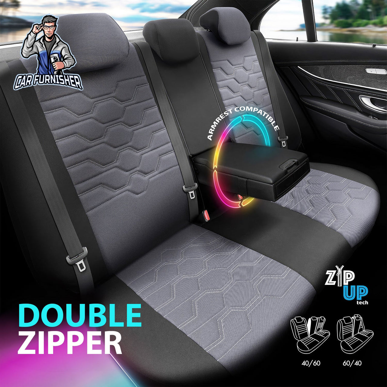 Hyundai Lantra Seat Covers Hexa Design