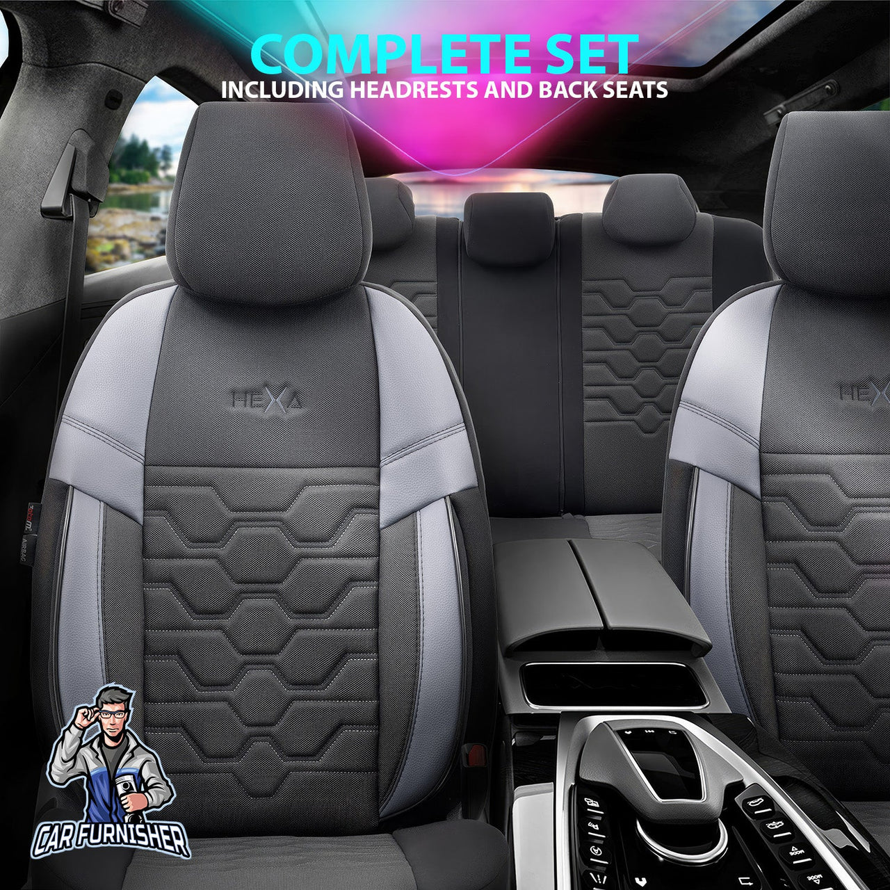 Hyundai Marcia Seat Covers Hexa Design