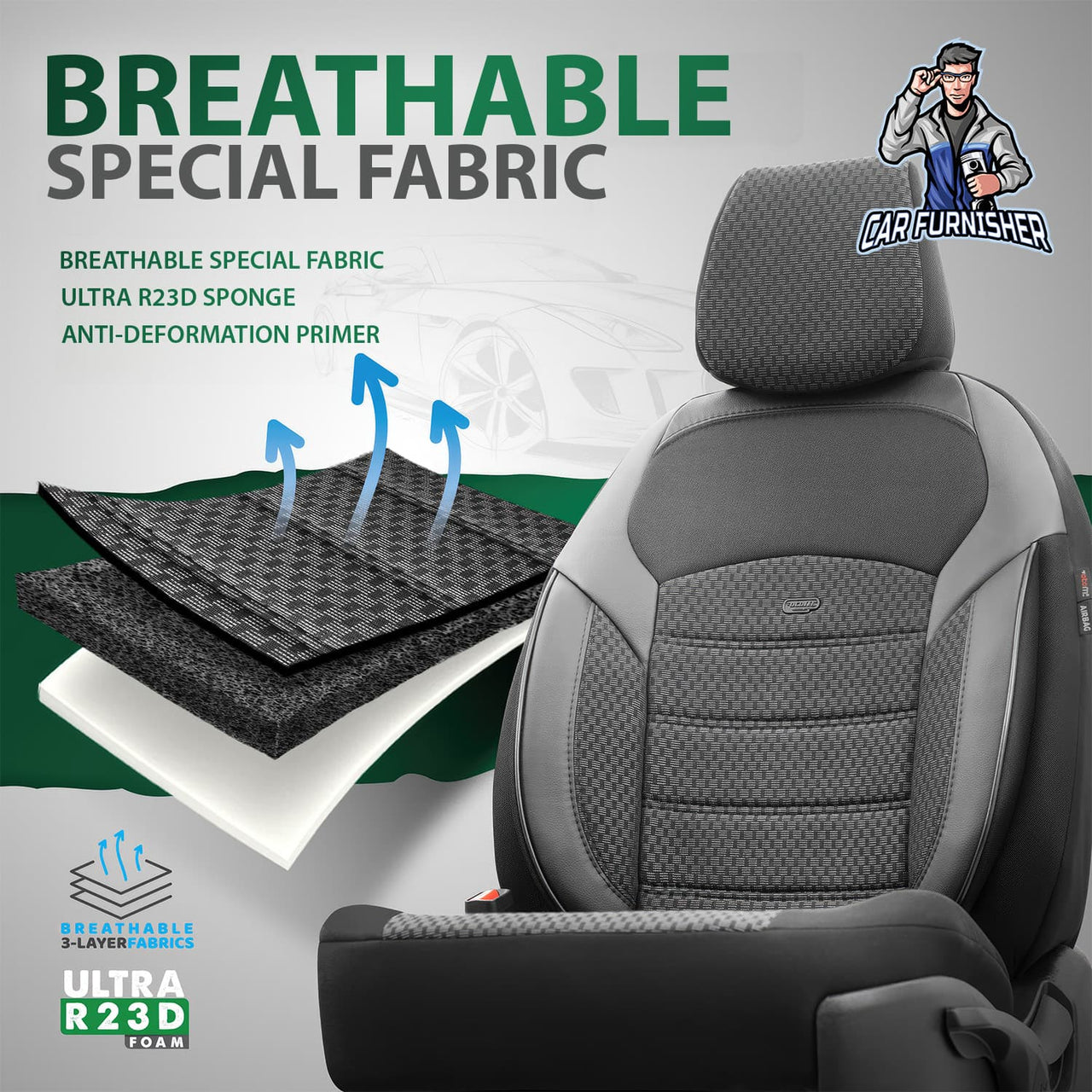 Nissan Qashqai Seat Covers Nova Design