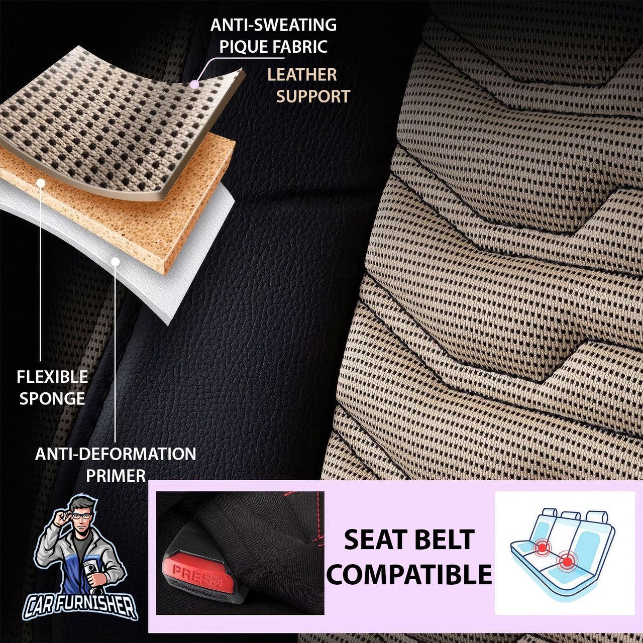 Nissan Qashqai Seat Covers Paris Design