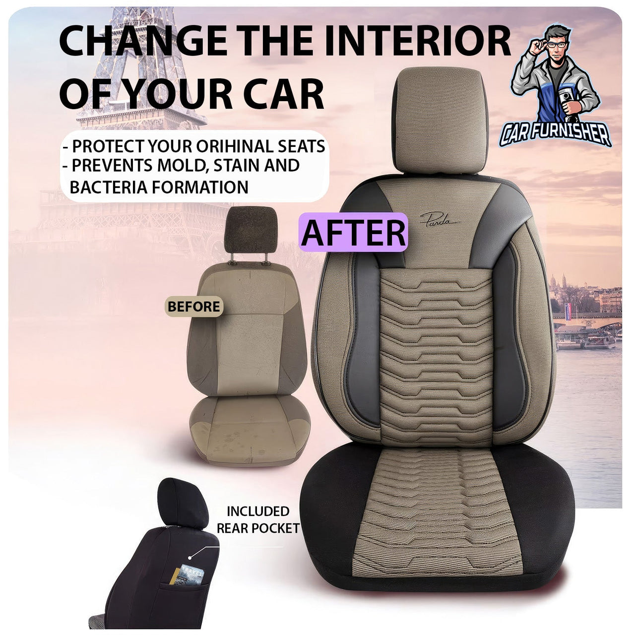 Hyundai Tucson Seat Covers Paris Design