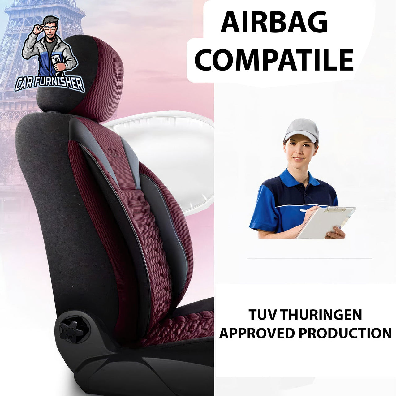 Nissan Qashqai Seat Covers Paris Design