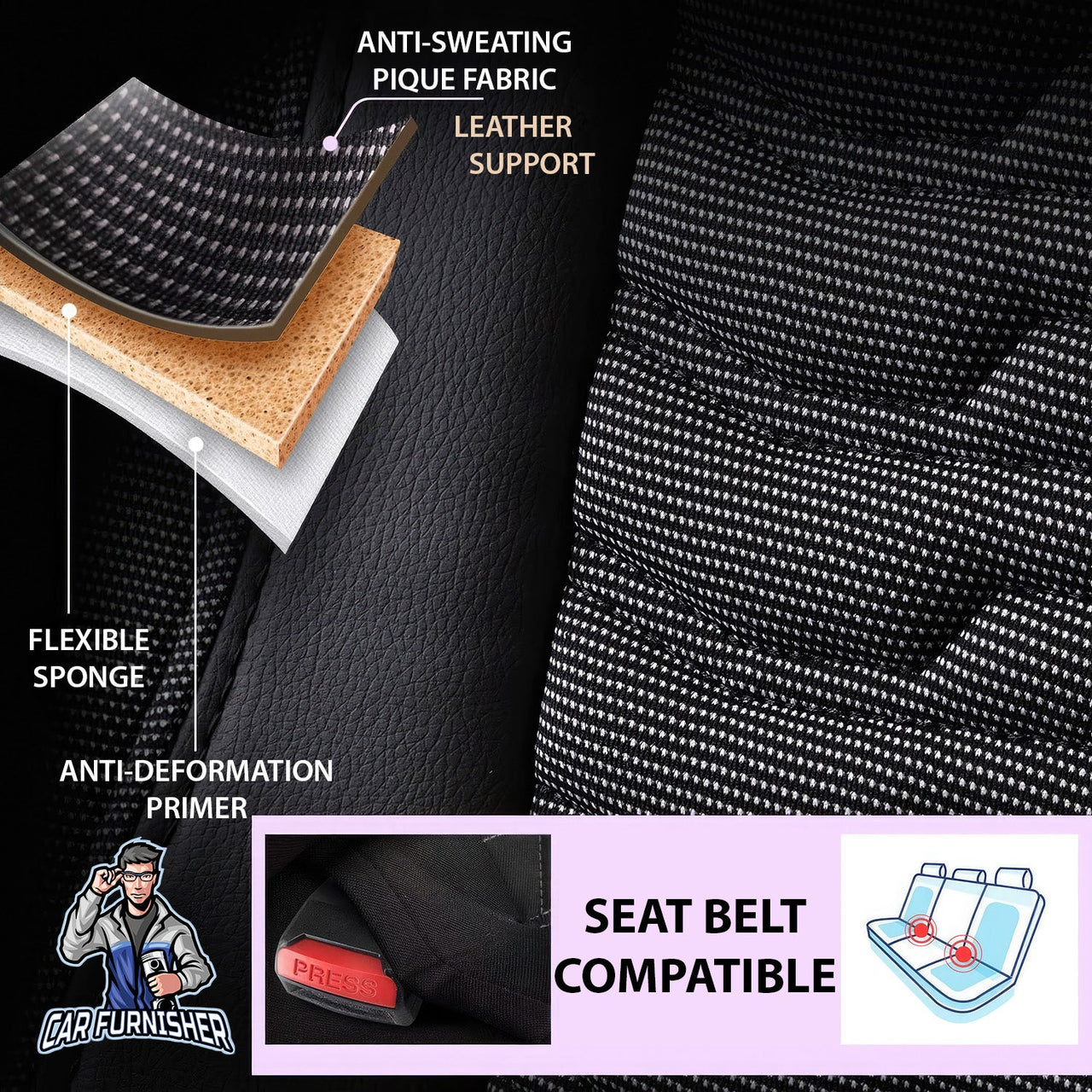 Nissan Qashqai Seat Covers Paris Design