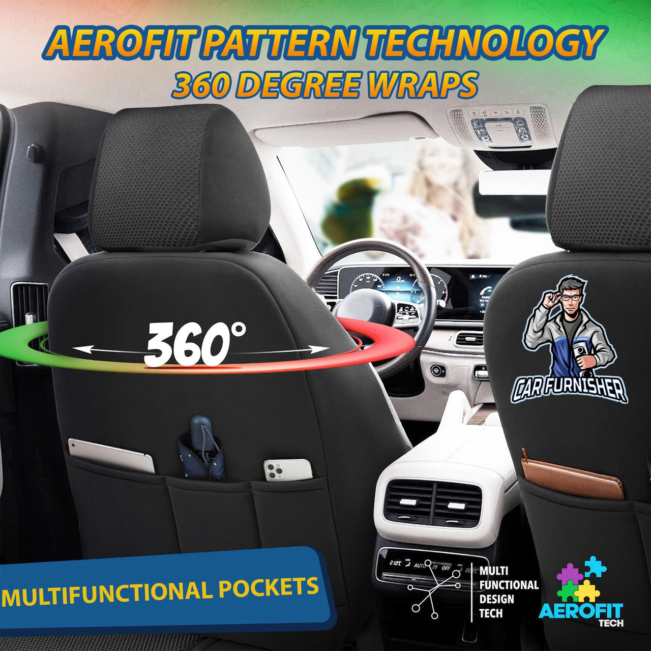 Skoda Kodiaq Seat Covers Phantom Design
