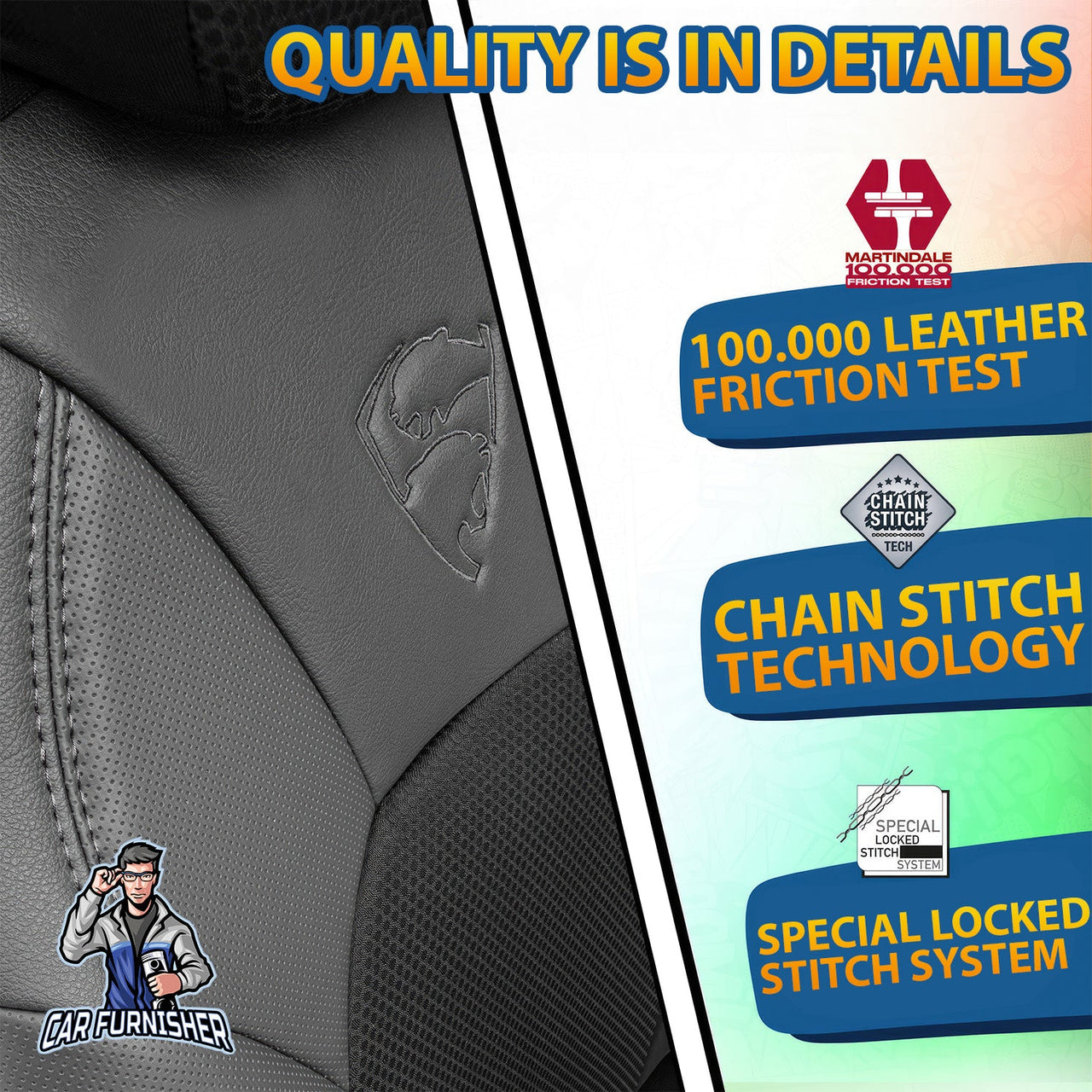 Skoda Kodiaq Seat Covers Phantom Design