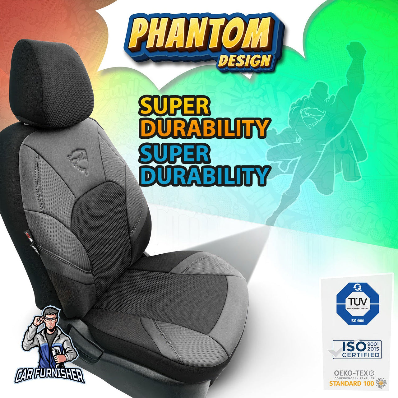 Nissan Navara Seat Covers Phantom Design