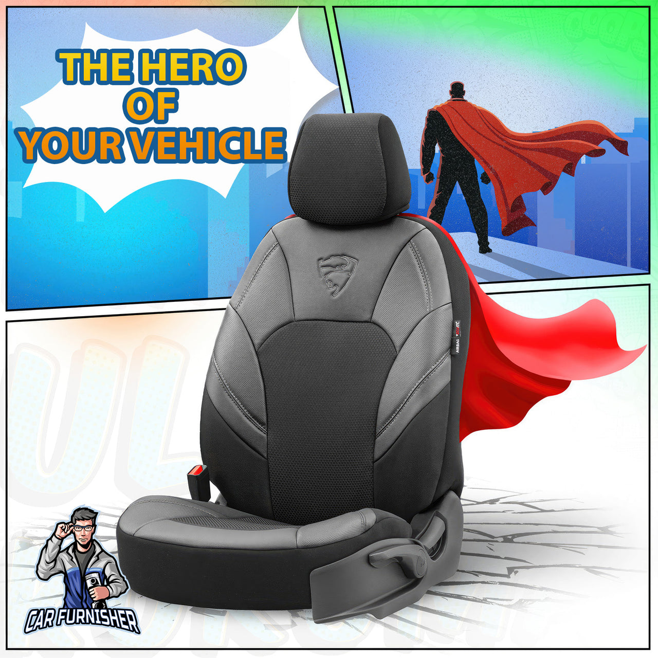 Car Seat Cover Set - Phantom Design