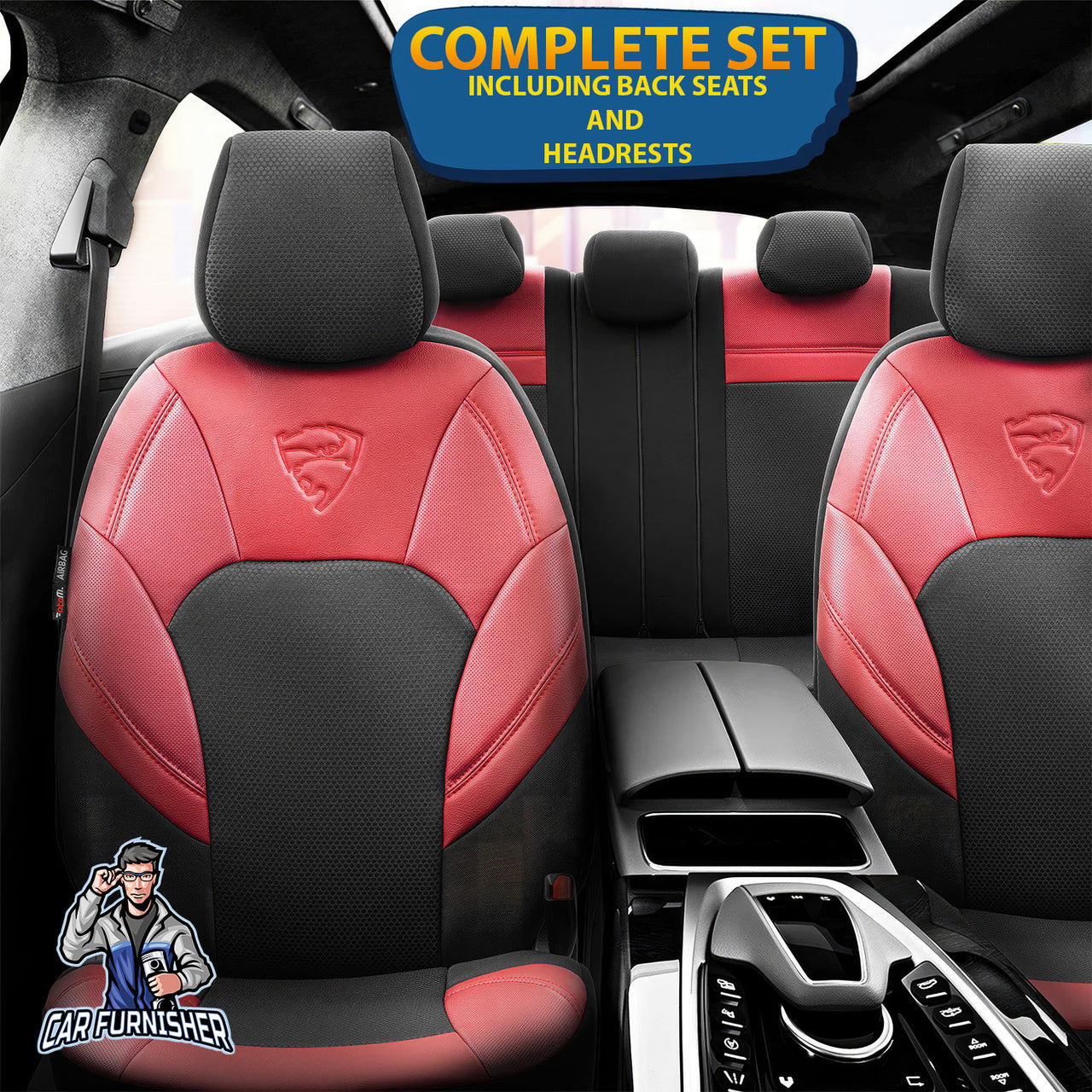 Car Seat Cover Set - Phantom Design