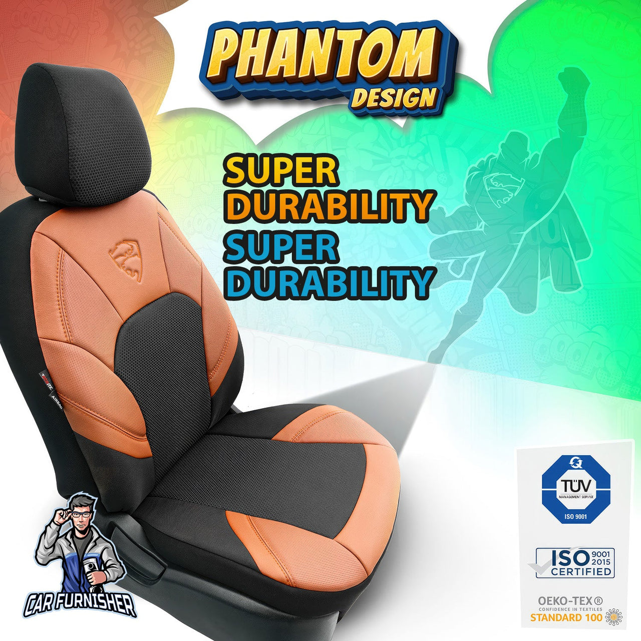 Nissan Navara Seat Covers Phantom Design