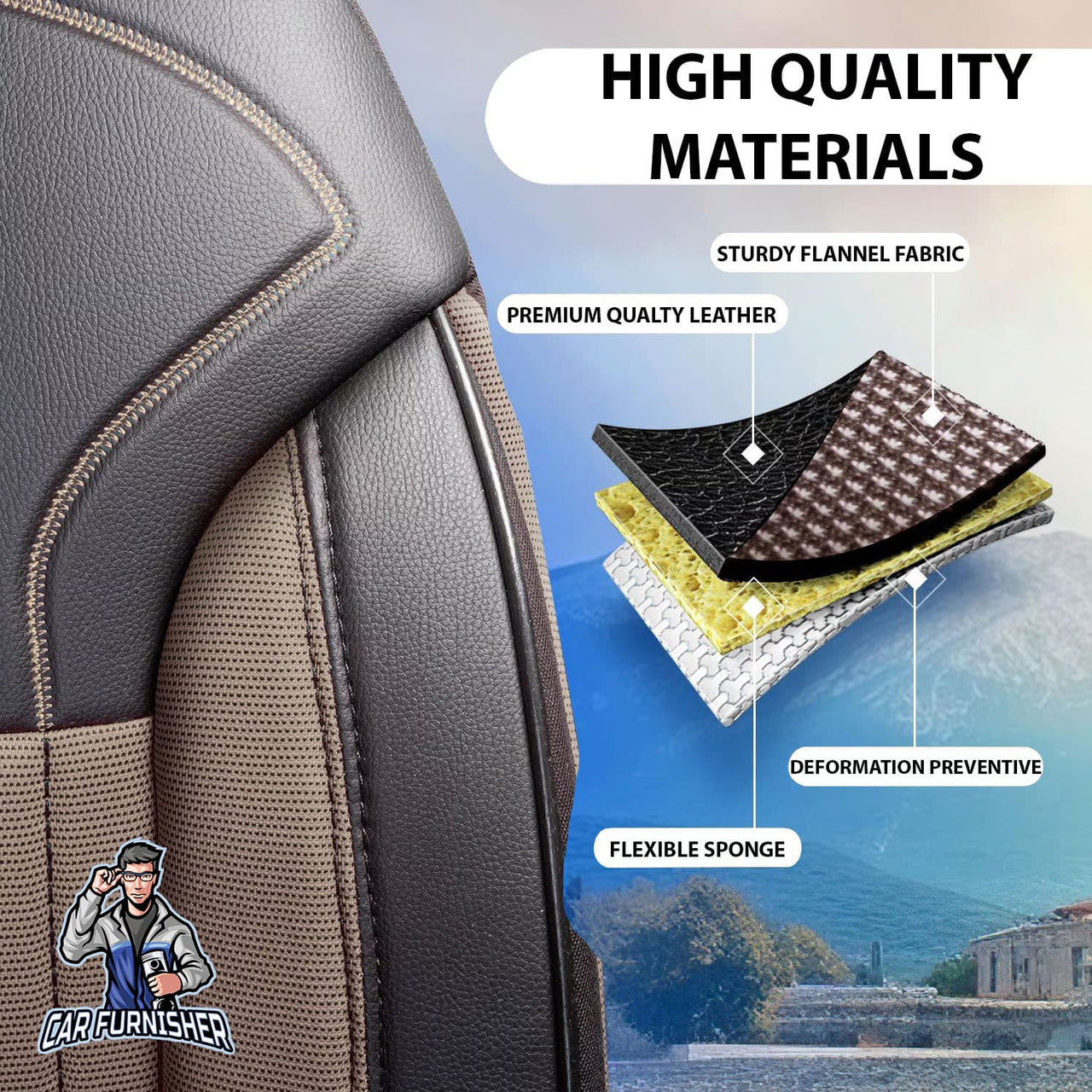 Hyundai Accent Seat Covers Prague Design