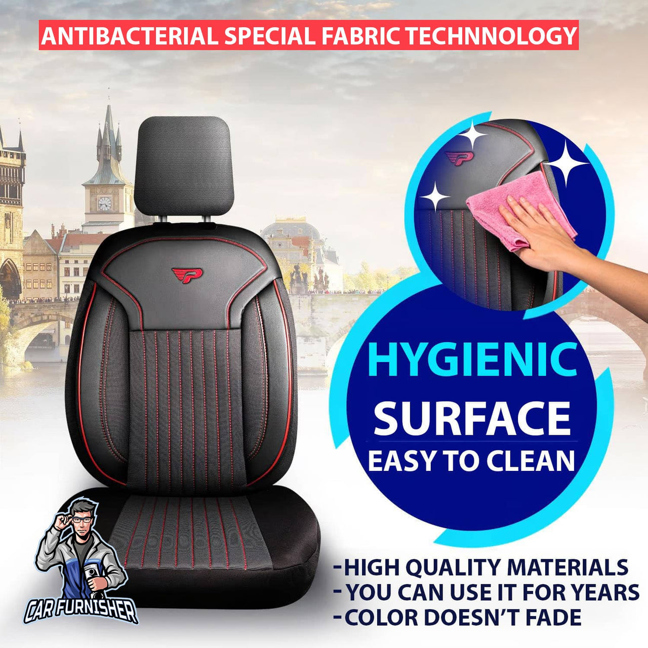 Audi Q2 Seat Covers Prague Design