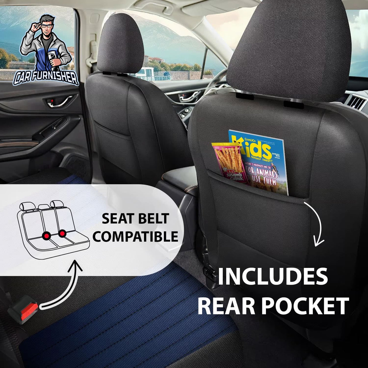 Volvo C40 Seat Covers Prague Design