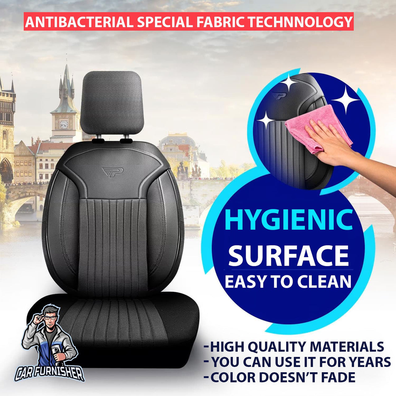 Ford S-Max Seat Covers Prague Design