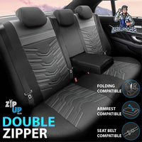Thumbnail for Nissan Navara Seat Covers Reflective Design
