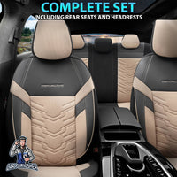Thumbnail for Nissan Navara Seat Covers Reflective Design