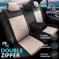Thumbnail for Nissan Navara Seat Covers Reflective Design