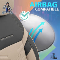 Thumbnail for Nissan Navara Seat Covers Reflective Design