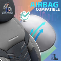 Thumbnail for Nissan Navara Seat Covers Reflective Design