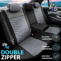 Thumbnail for Nissan Navara Seat Covers Reflective Design