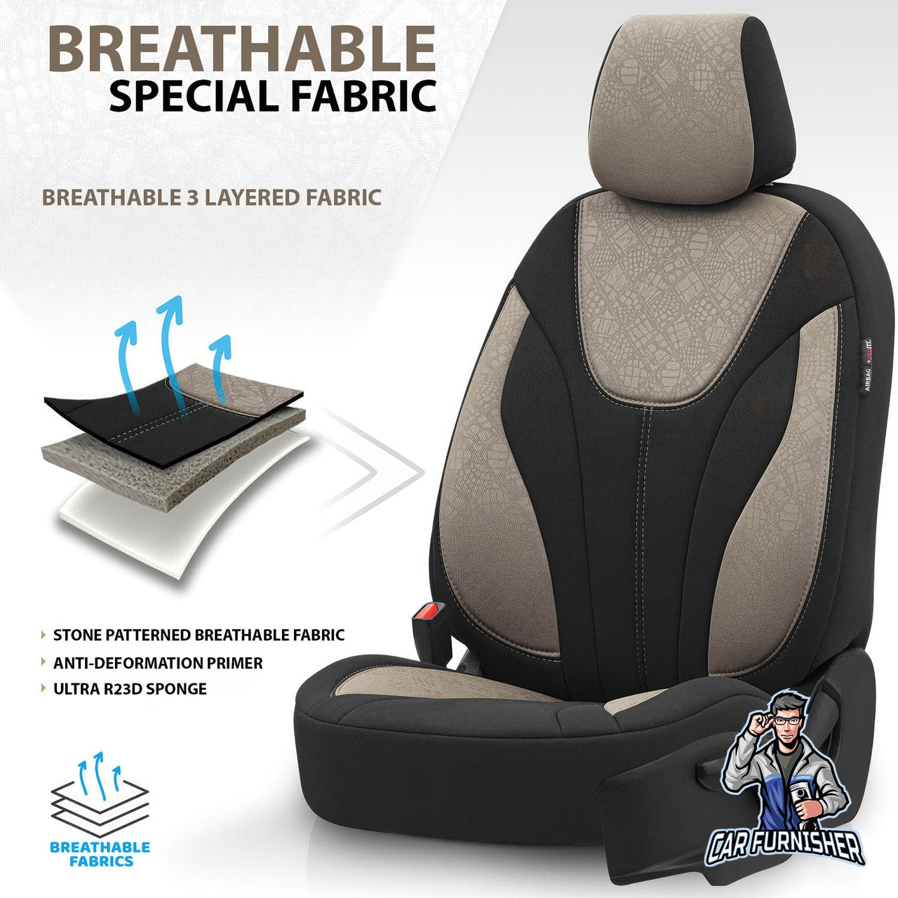 Ford C-Max Seat Covers Ruby Design