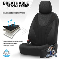 Thumbnail for Car Seat Cover Set - Ruby Design